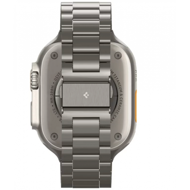 Spigen SGP Modern Fit Titanium Λουράκι Μπρασελέ για Apple Watch SERIES 49mm/46mm/45mm/44mm - Natural ΤΙΤΑΝΙΟ - AMP09105